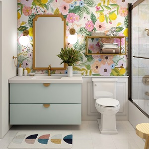 Цветная и яркая ванная комната: как преобразить санузел в Балахте - balahta.mebel54.com | фото
