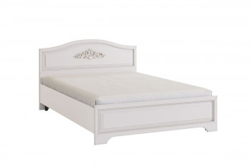 Белла Кровать 1.6 комфорт белый/джелато софт в Балахте - balahta.mebel54.com | фото