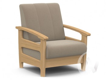 Кресло для отдыха Омега (бук лак/CATANIA LATTE) в Балахте - balahta.mebel54.com | фото
