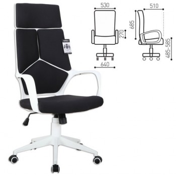 Кресло офисное BRABIX Prime EX-515 (черная ткань) в Балахте - balahta.mebel54.com | фото