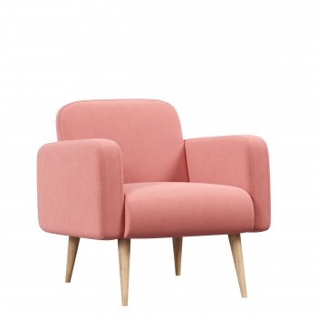 Уилбер ЛД.306010.000 Кресло (Светло-розовый, ткань UNI IDEA 1031) в Балахте - balahta.mebel54.com | фото