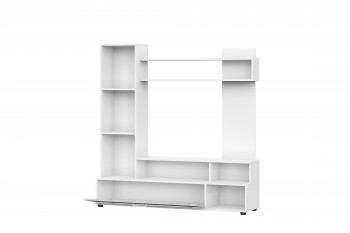 Мебель для гостиной "МГС 9" Белый / Цемент светлый в Балахте - balahta.mebel54.com | фото