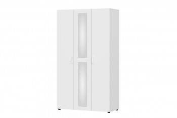 Модульная система "Токио" Шкаф трехстворчатый Белый текстурныйный в Балахте - balahta.mebel54.com | фото