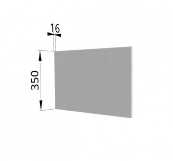 Панель торцевая (для шкафа горизонтального глубокого) ГПГ Ройс (Графит софт) в Балахте - balahta.mebel54.com | фото