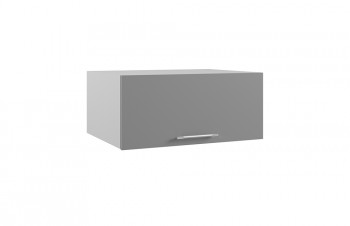 Ройс ГПГ 800 Шкаф верхний горизонтальный глубокий (Графит софт/корпус Серый) в Балахте - balahta.mebel54.com | фото