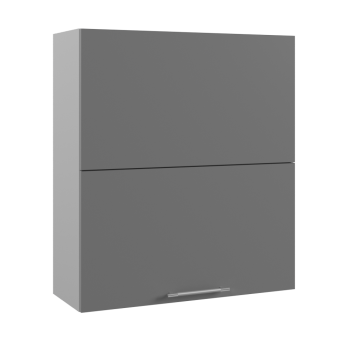 Ройс ПГПМ 800 Шкаф верхний Blum Aventos HF (Графит софт/корпус Серый) в Балахте - balahta.mebel54.com | фото