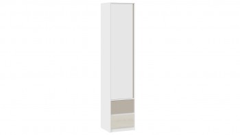Шкаф для белья комбинированный «Сканди» Дуб Гарден/Белый/Глиняный серый в Балахте - balahta.mebel54.com | фото