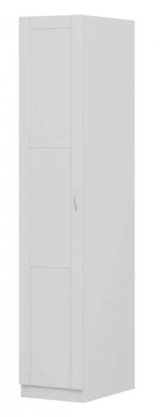 Шкаф однодверный Пегас сборный белый в Балахте - balahta.mebel54.com | фото
